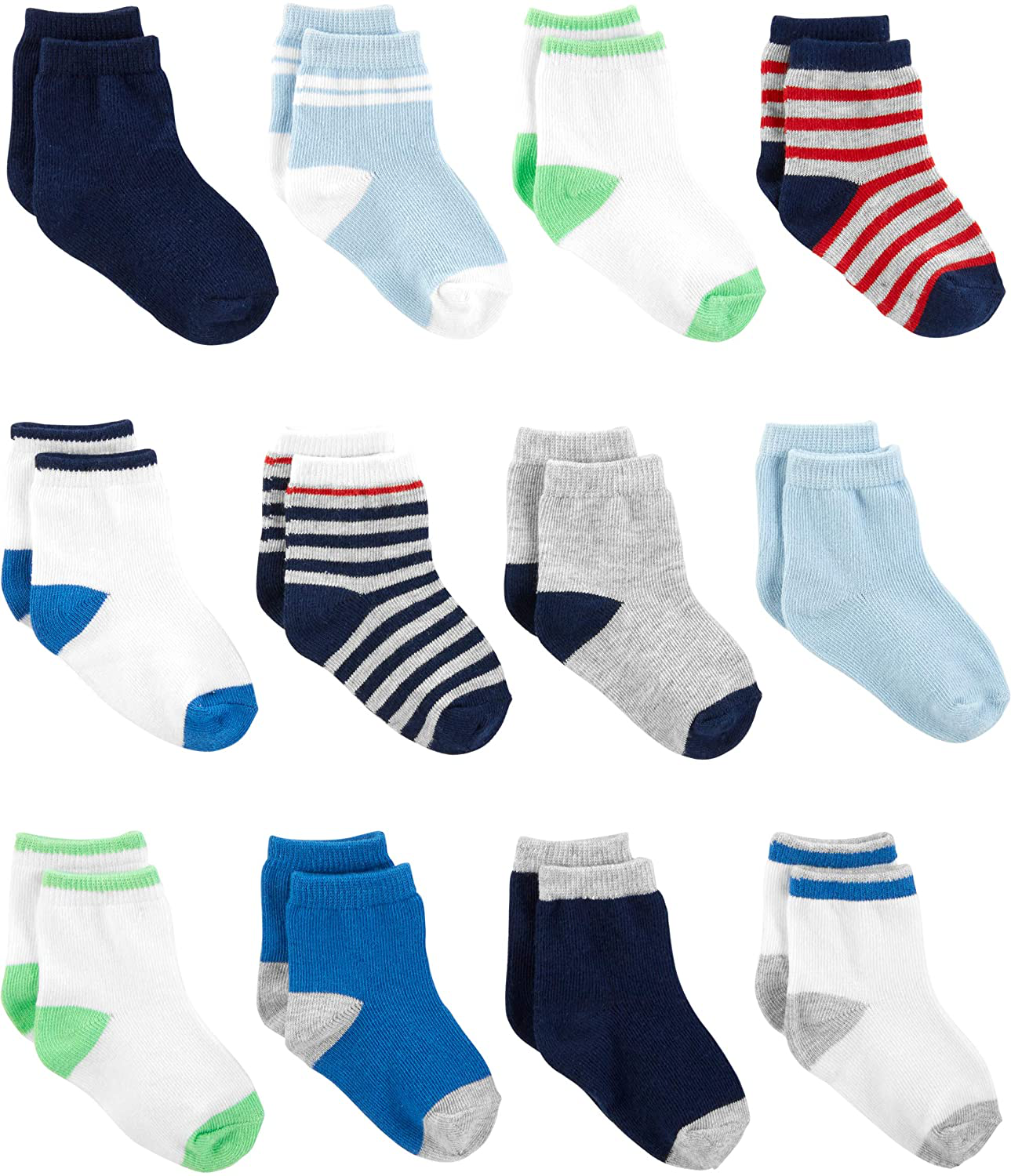 Simple Joys by Carter'S Baby Unisex 12-Pack Socks