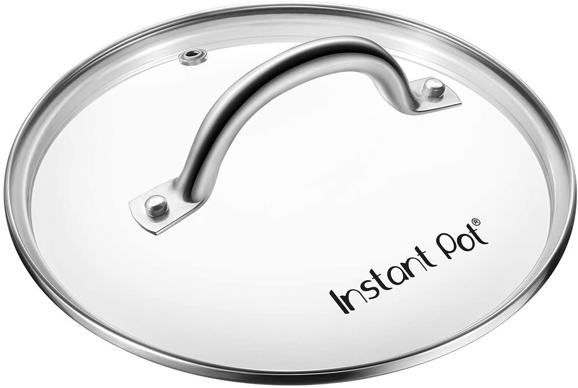 Instant Pot Tempered Glass Lid, 10" Stainless Steel (8 Qt/ 8L model)