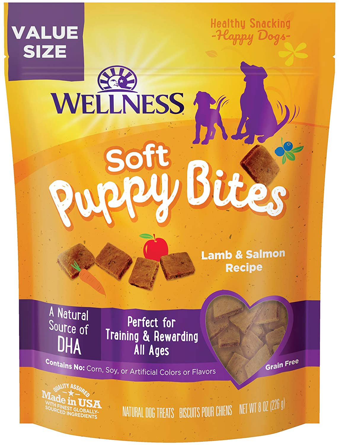 Wellness Natural Pet Food Grain-Free Crunchy Puppy Bites Treats