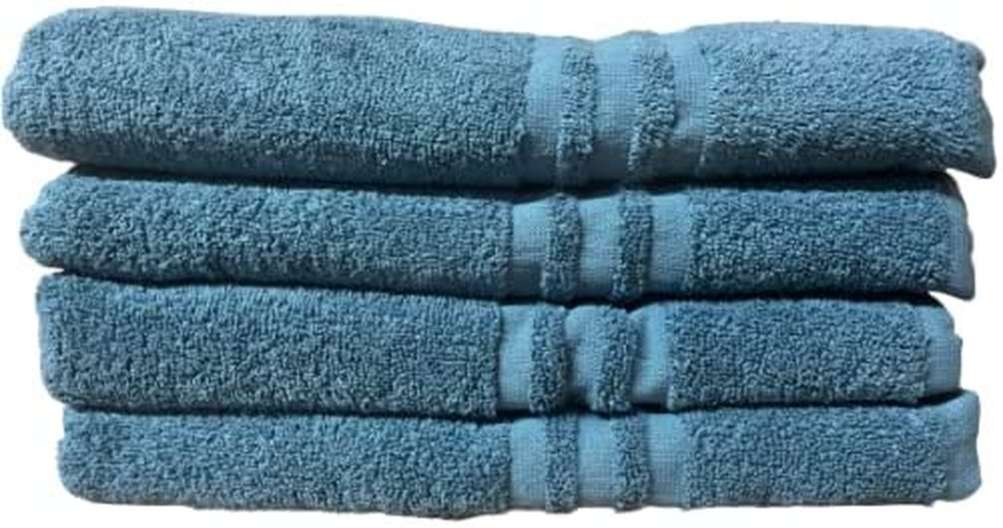 ECO TOWELS 100% Cotton Bath Towels - Cotton Towels for Bathroom - Set of 4 Bath Towel - Shower Towels, Highly Absorbent Bath Towel 27”X54”