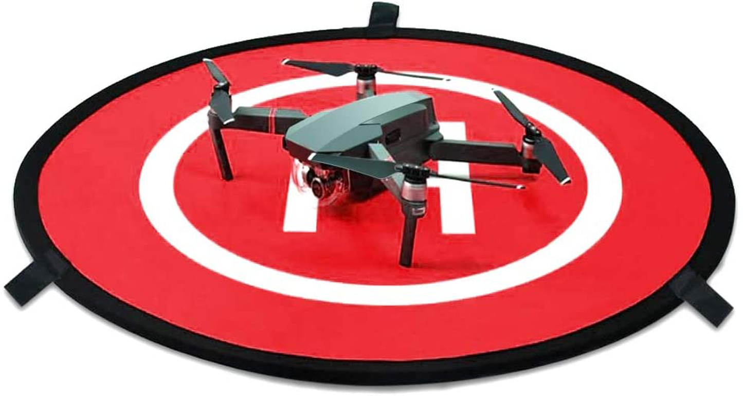 KINBON Drone Landing Pads, Waterproof 30'' Universal Landing Pad Fast-fold Double Sided Quadcopter Landing Pads for RC Drones Helicopter DJI Spark Mavic Pro Phantom 2/3/4 Pro Inspire 2/1 3DR Solo