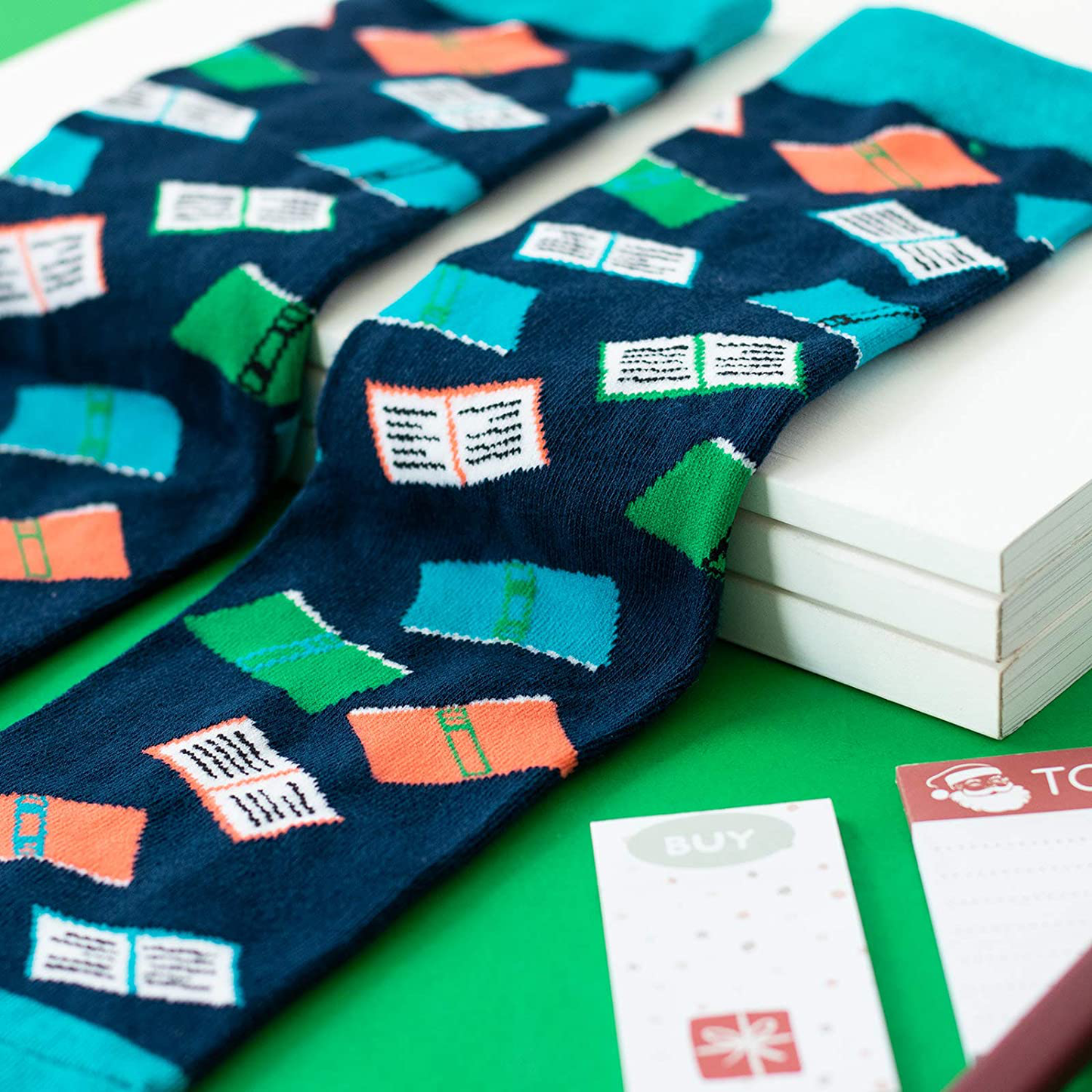 Funny Nerd Socks - Gift for Teachers, Students, Book Lovers, Math, Science Geeks