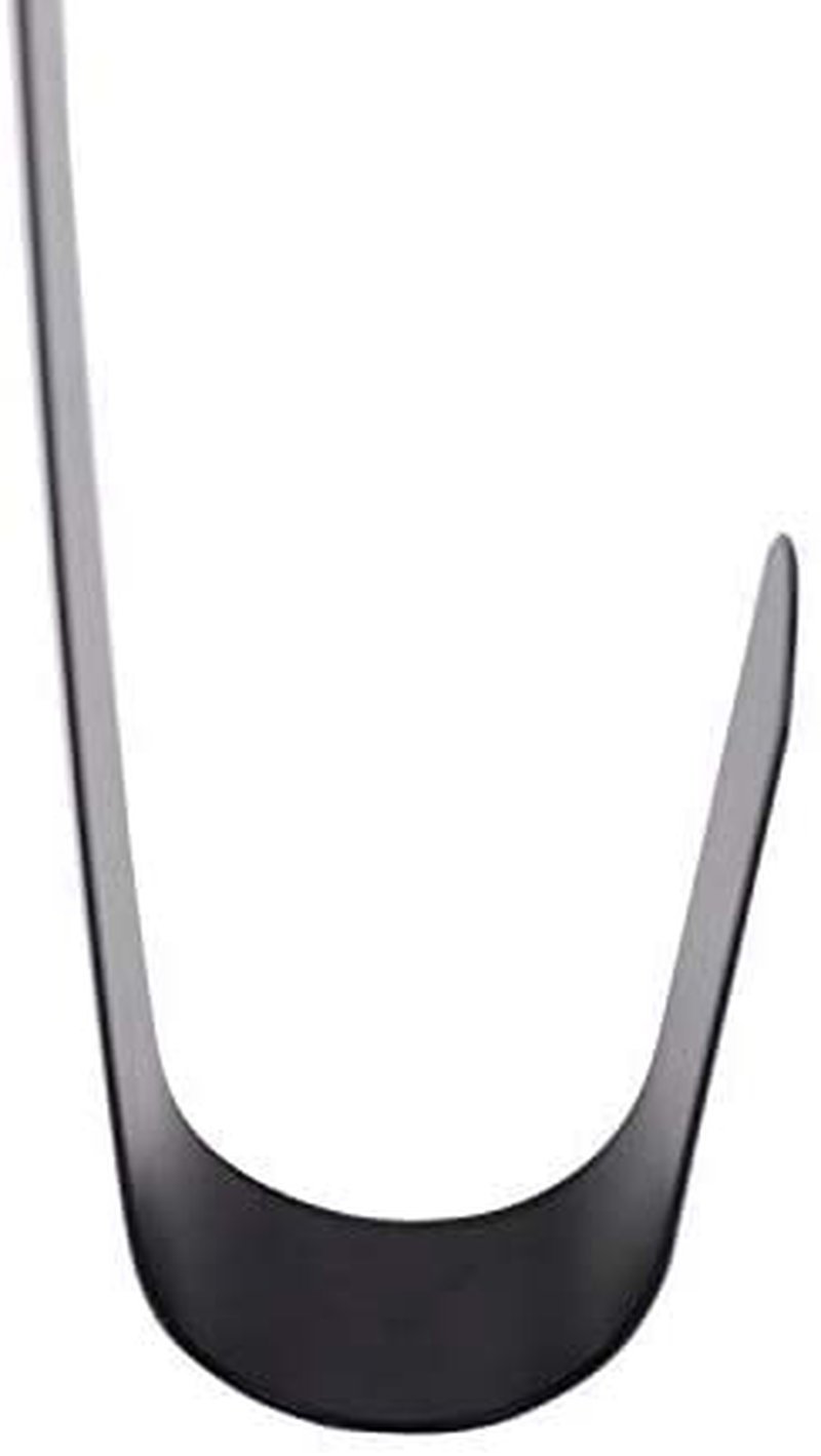 15" Wreath Hanger for Front Door Christmas Decoration Metal Over The Door Single Hook, Black(1)