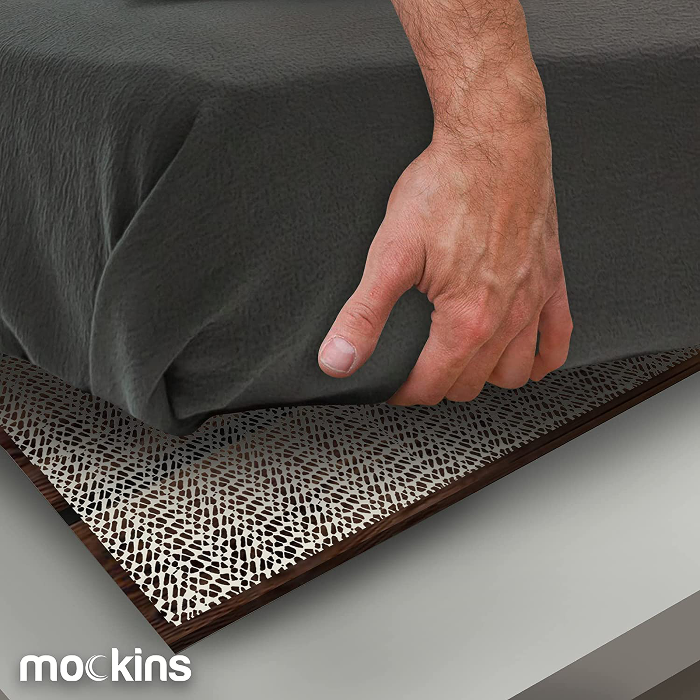 Mockins Full Size 48" x 72" Slip Resistant Mattress Pad | Prevents Mattress & Topper from Slipping & Sliding | Strong & Durable Gripper Pad | Multi-Purpose & Customizable…