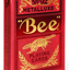 Bee Metalluxe Playing Cards - Red Foil Diamond Back, Standard Index