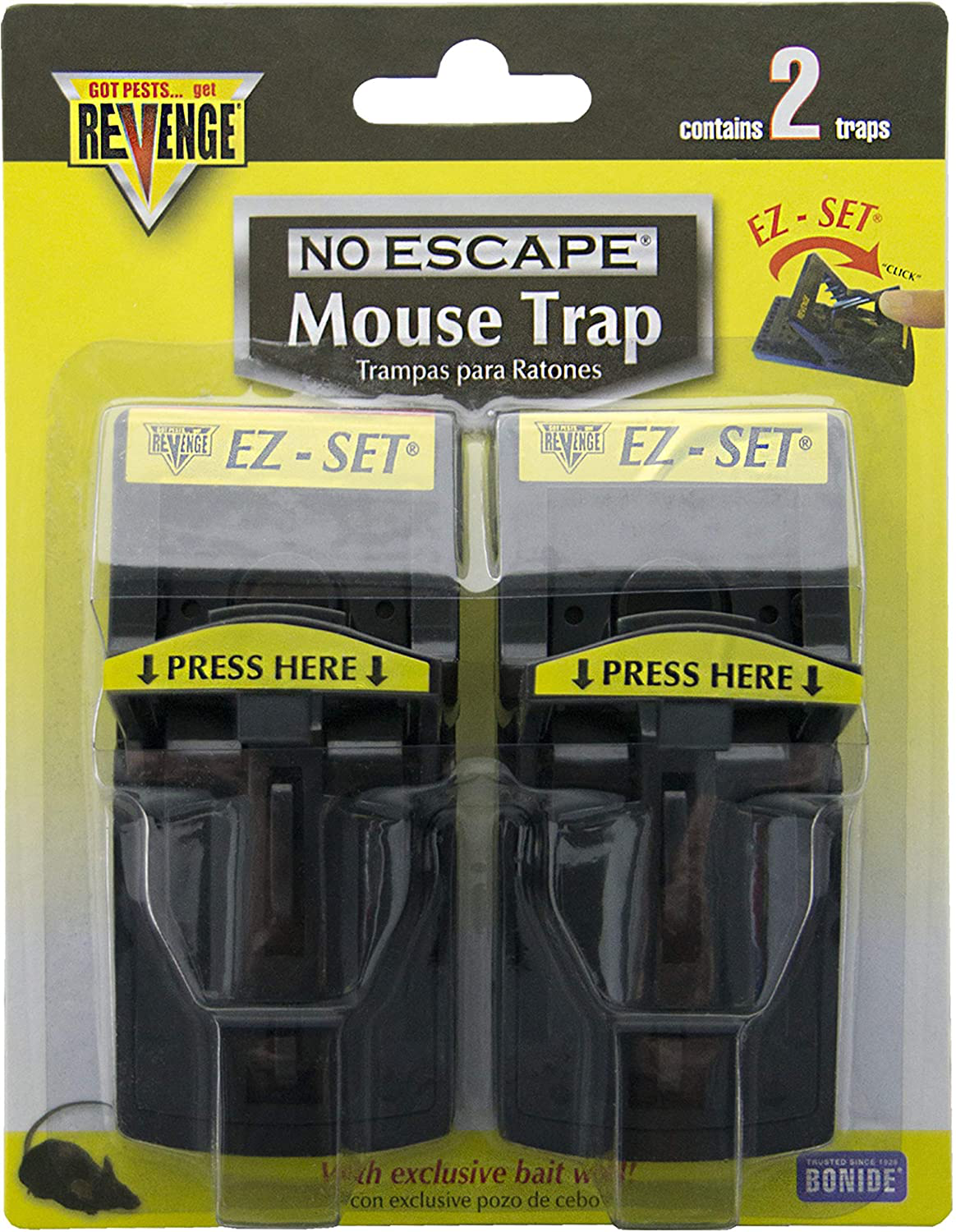 Roxide International Inc Revenge Press N Set Mouse Trap