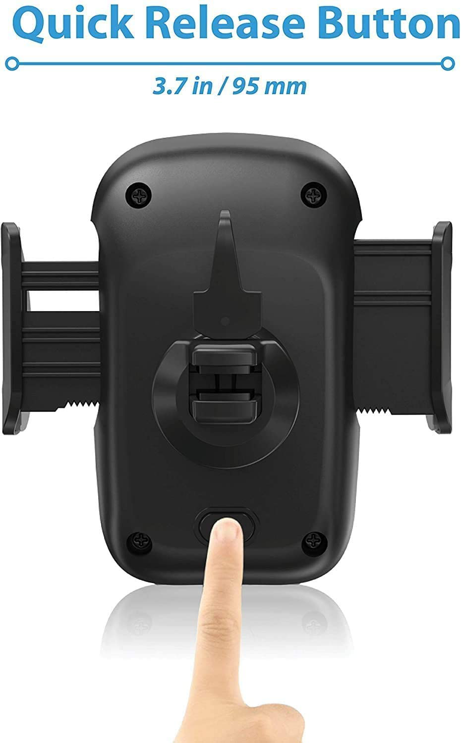 Beam Electronics Car Phone Mount Holder Universal Phone Car Air Vent Mount Holder Cradle Compatible for iPhone 12 11 Pro Max XS XS XR X 8+ 7+ SE 6s 6+ 5s 4 Samsung Galaxy S4-S10 LG Nexus Nokia