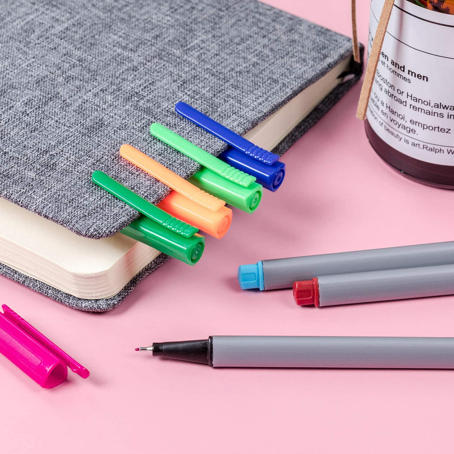 Mr. Pen- Fineliner Pens, 12 Pack, Pens Fine Point, Colored Pens, Journal Pens, Bible Journaling Pens, Journals Supplies, School Supplies, Pen Set, Art Pens, Writing Pens, Fine Tip Markers, Bible Pens
