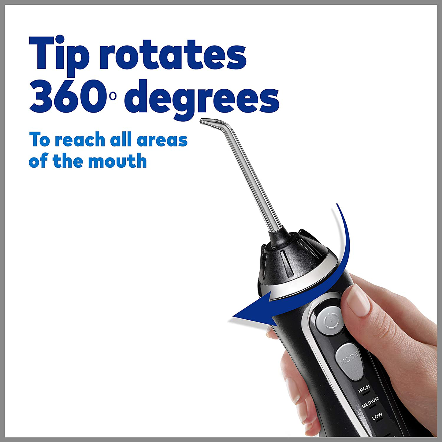 Waterpik Cordless Water Flosser Rechargeable Portable Oral Irrigator for Travel & Home - Cordless Advanced