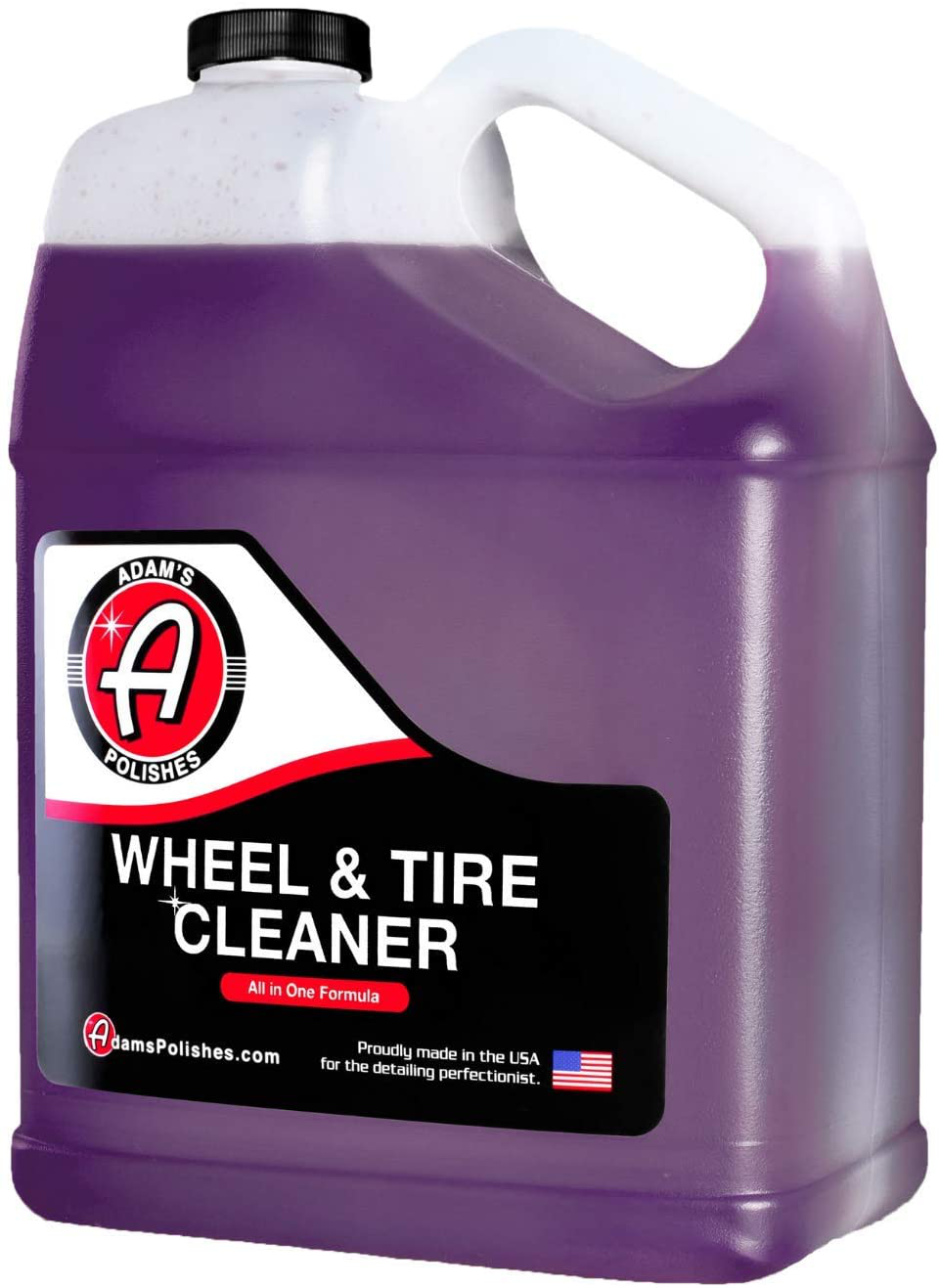 Adam’s Wheel & Tire Cleaner Professional All in One Tire & Wheel Cleaner Use W/Wheel Brush & Tire Brush