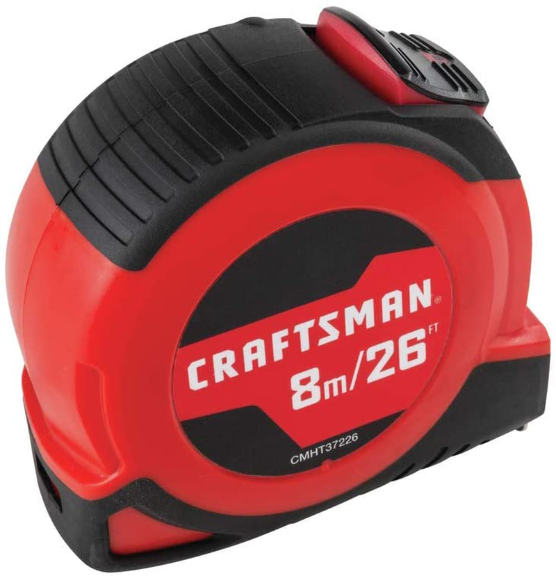 CRAFTSMAN Tape Measure, Self-Lock, 25-Foot with Stud Finder, 3/4-Inch Depth and Torpedo Level, 9-Inch (CMHT82390, CMHT77633 & CMHT37225S)