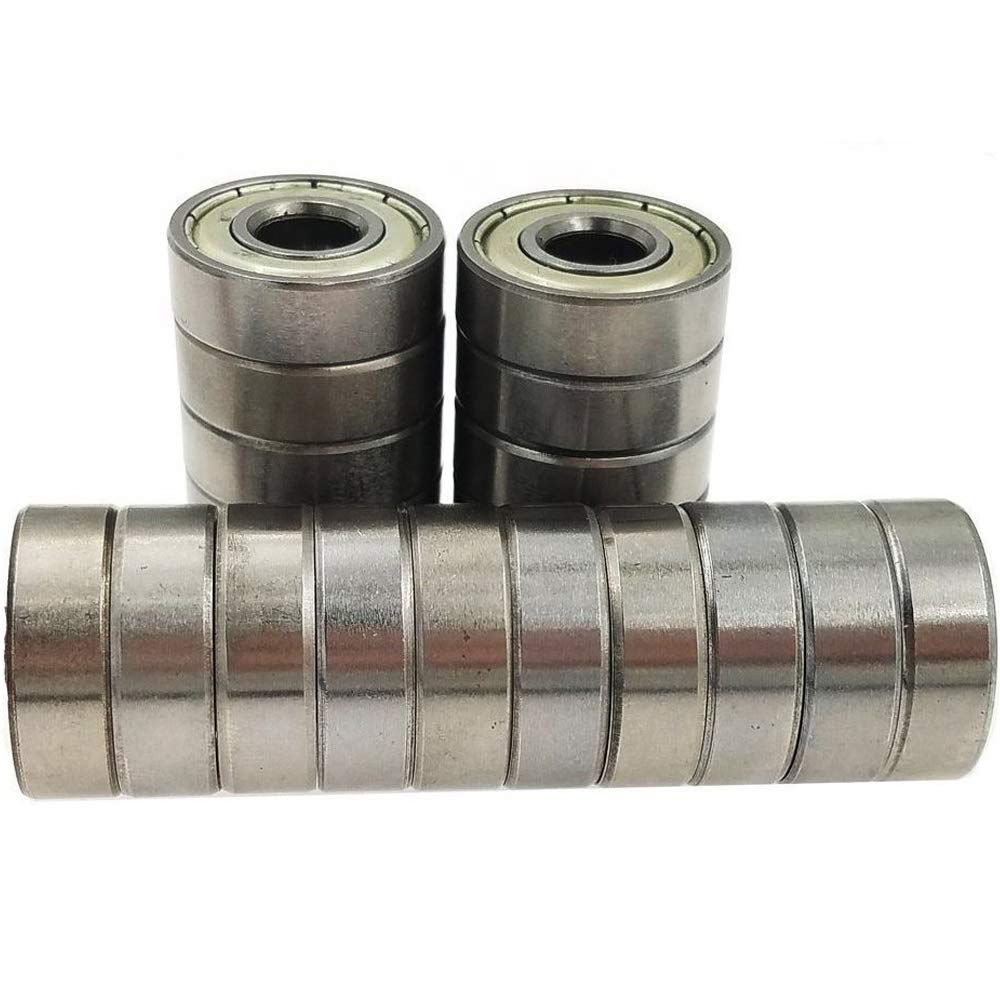 Sackorange 608 ZZ Skateboard Bearings, Double Shielded,8x22x7 Miniature Ball Bearings(Pack of 20)