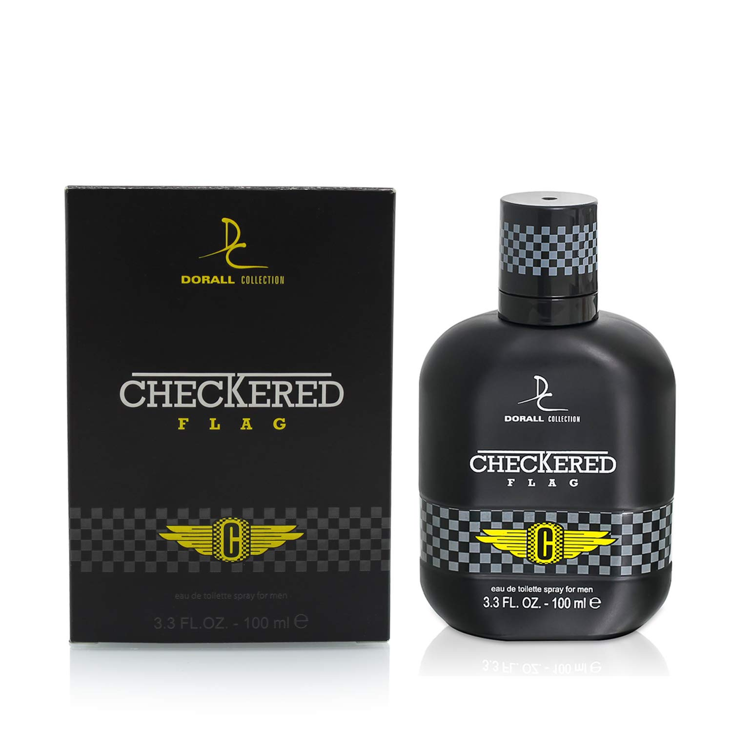 CHECKERED FLAG by DORALL COLLECTION COLOGNE for MEN 3.3 OZ / 100 ML EAU DE TOILETTE SPRAY