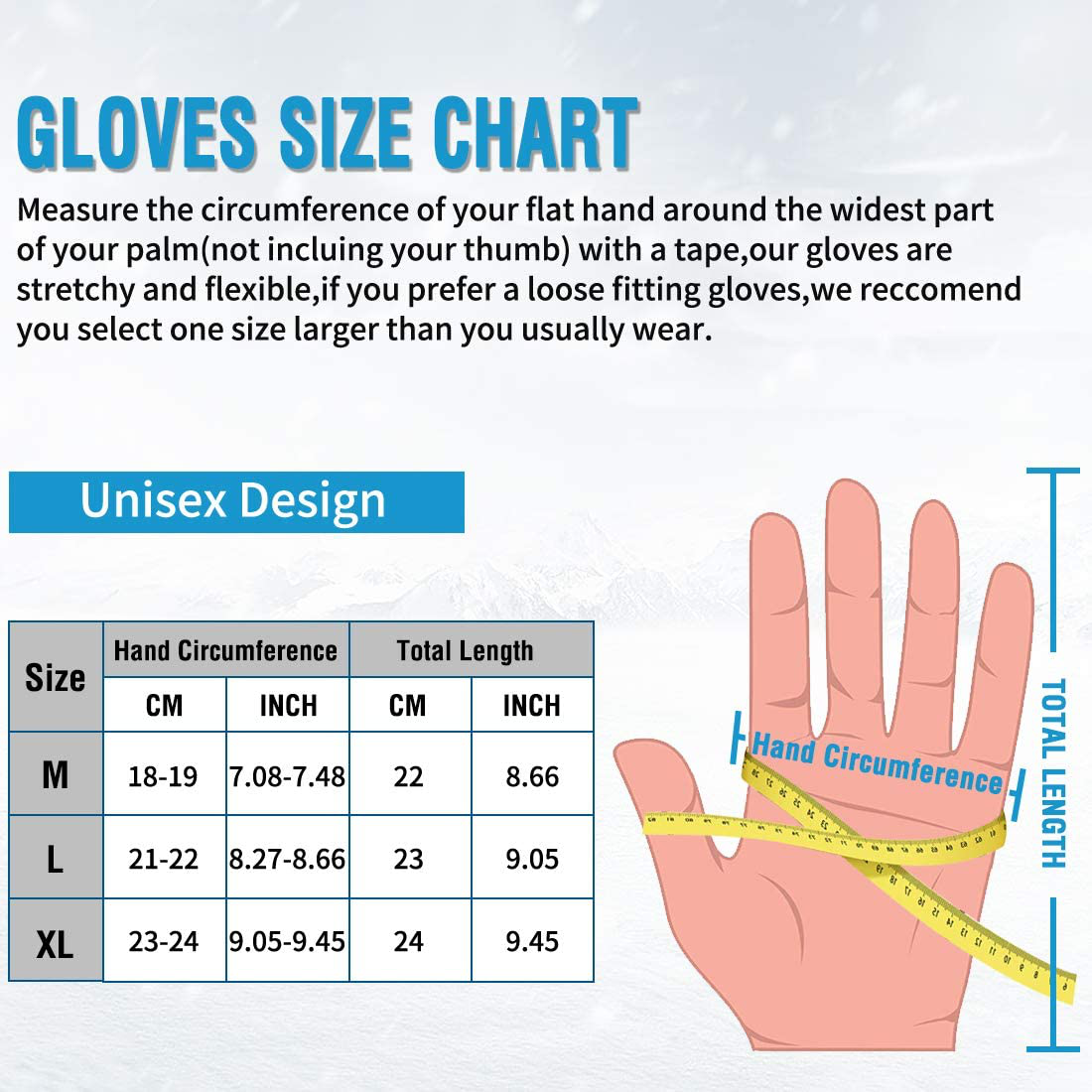 COOYOO Winter Gloves for Women and Men 1/2/3 Pairs,Upgraded Touch Screen Gloves,Anti-Slip Silicone Gel - Elastic Cuff - Thermal Soft Wool Lining - 3 Size Choice