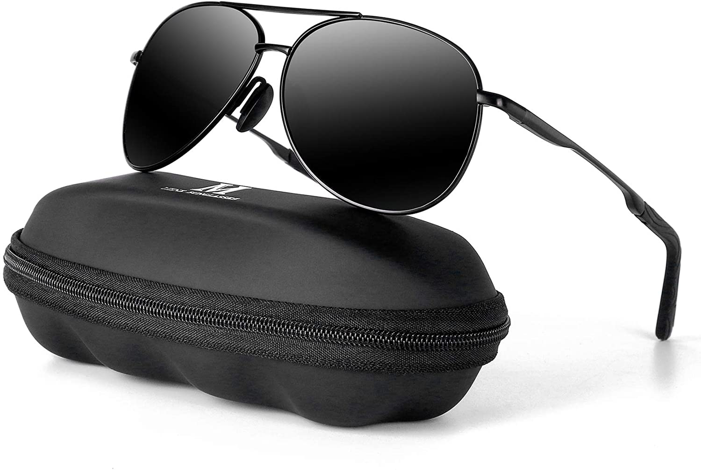 Aviator Sunglasses for Men Polarized Women-Mxnx UV Protection Lightweight Driving Fishing Sports Mens Sunglasses MX208
