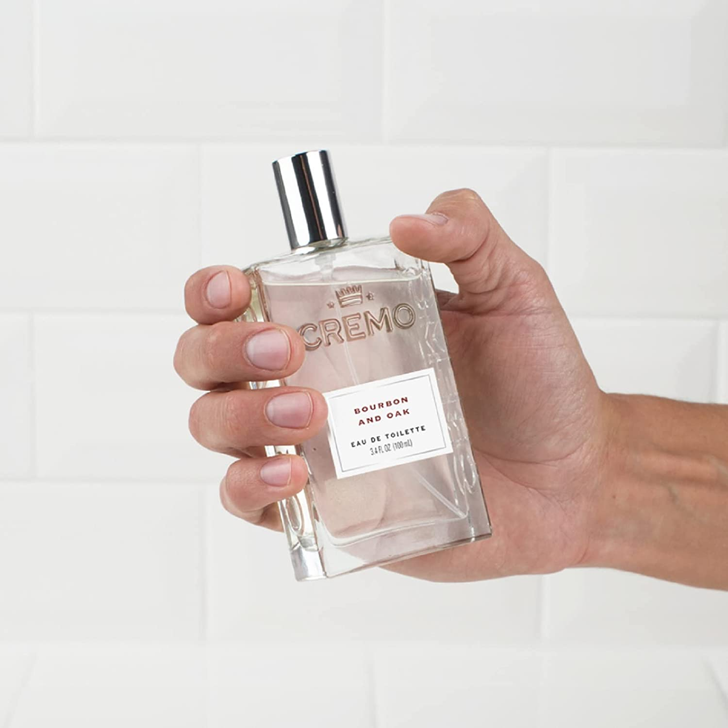 Cremo Bourbon & Oak Cologne Spray, a Sophisticated Blend of Distiller’S Spice, Fine Bourbon and White Oak, 3.4 Oz