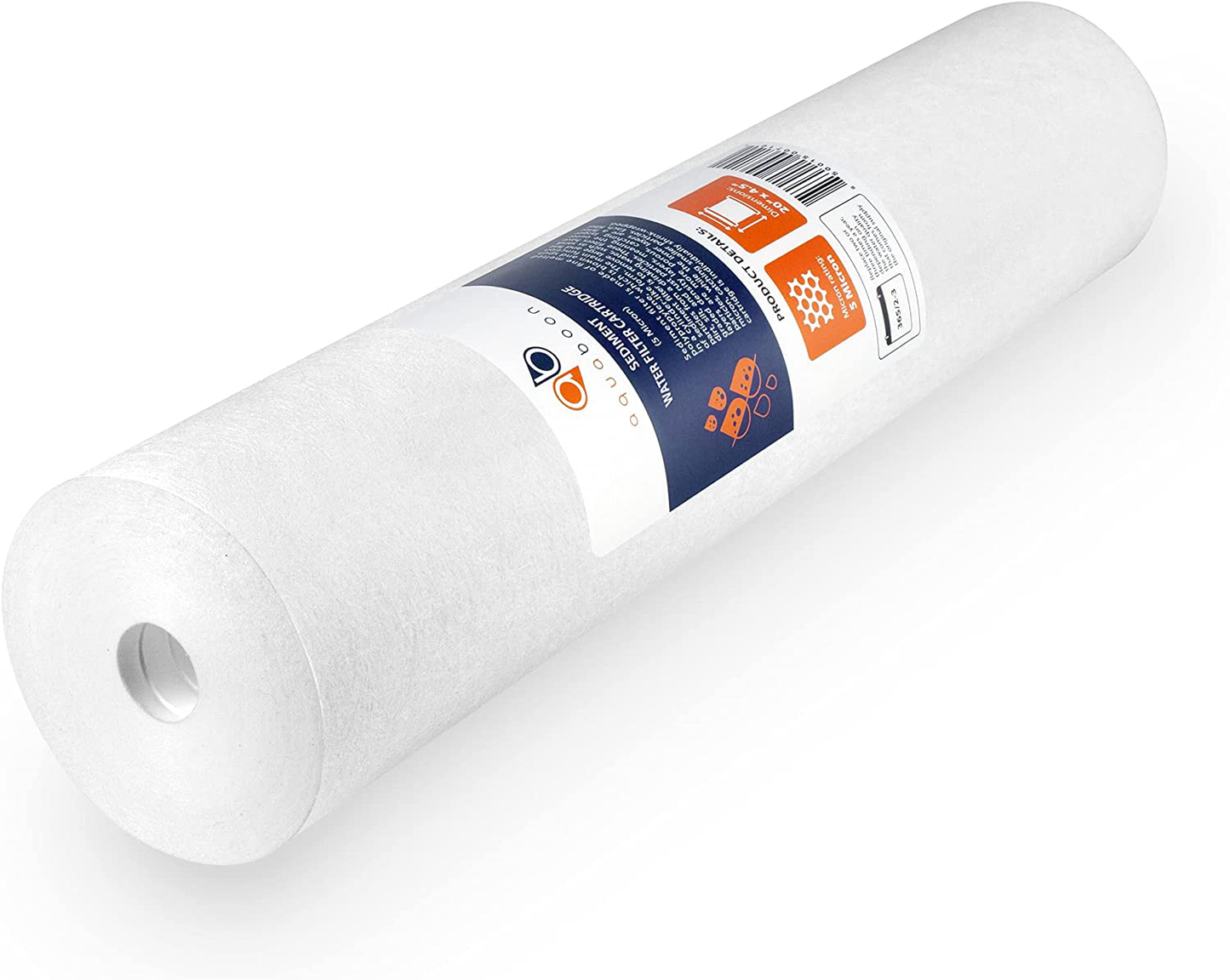 Aquaboon 5 Micron 20" Sediment Water Filter Replacement Cartridge | Whole House Sediment Filtration | Compatible with AP810-2, SDC-45-2005, FPMB5-20, P5-20, FP25B, 155358-43, 2 Pack