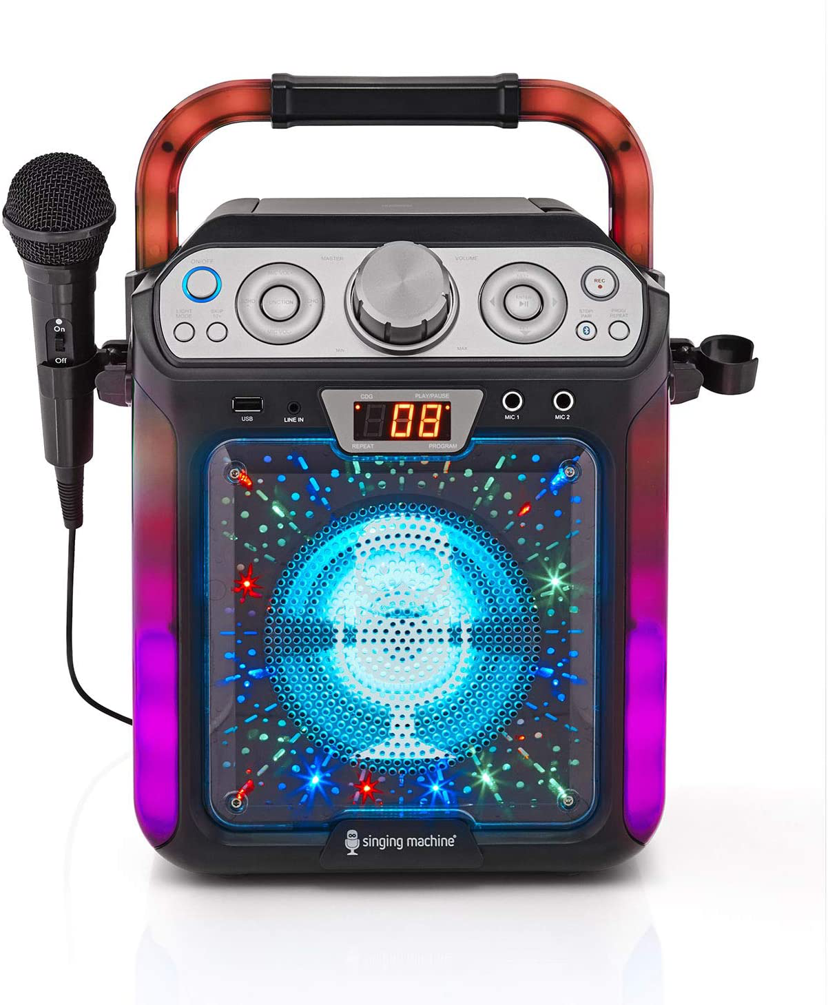 Singing Machine Karaoke System-Portable, Black (SML652BK)