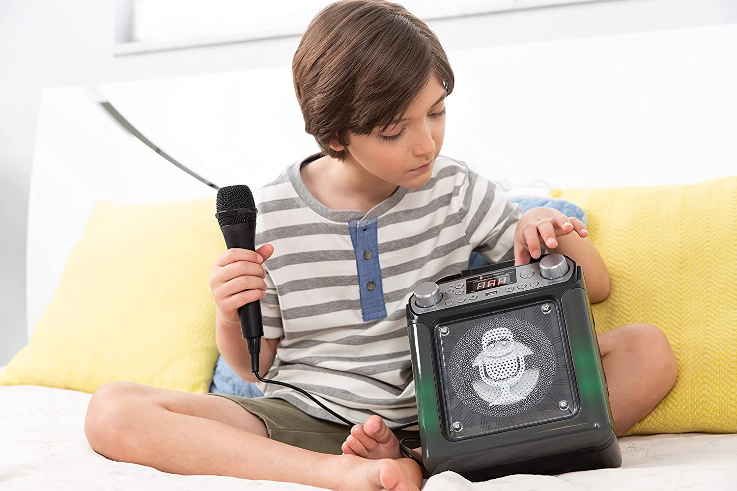 Singing Machine Karaoke System-Portable, Black (SML652BK)