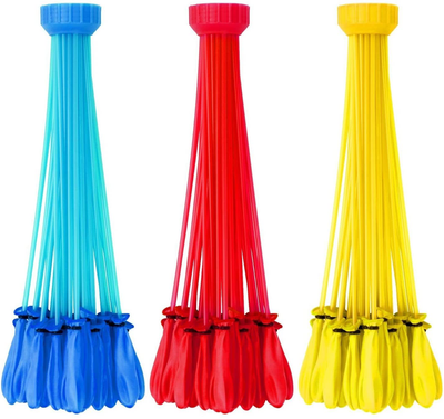 Zuru Bunch O Balloons Instant 100 Self-Sealing Water Balloons Complete Gift Set Bundle, 3 Piece (300 Balloons Total)