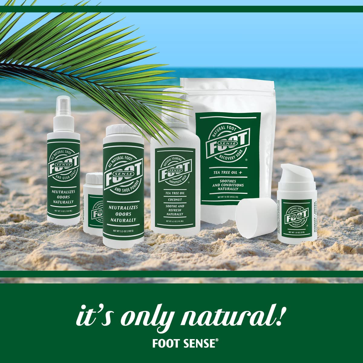 Natural Foot and Shoe Odor Eliminator – Talc-Free Shoe Deodorizer and Body Powder Neutralizes Smelly Odors – Long-Lasting, Fast-Acting Foot Powder for Kids and Adults – Usa-Made by Foot Sense, 3.5 Oz.