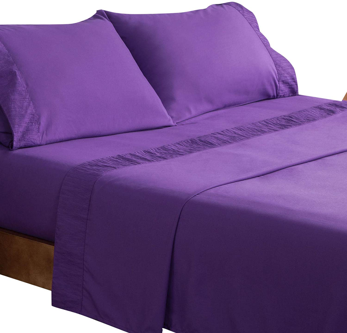 Bedsure Soft 1800 Bedding Sheets & Pillowcases Set