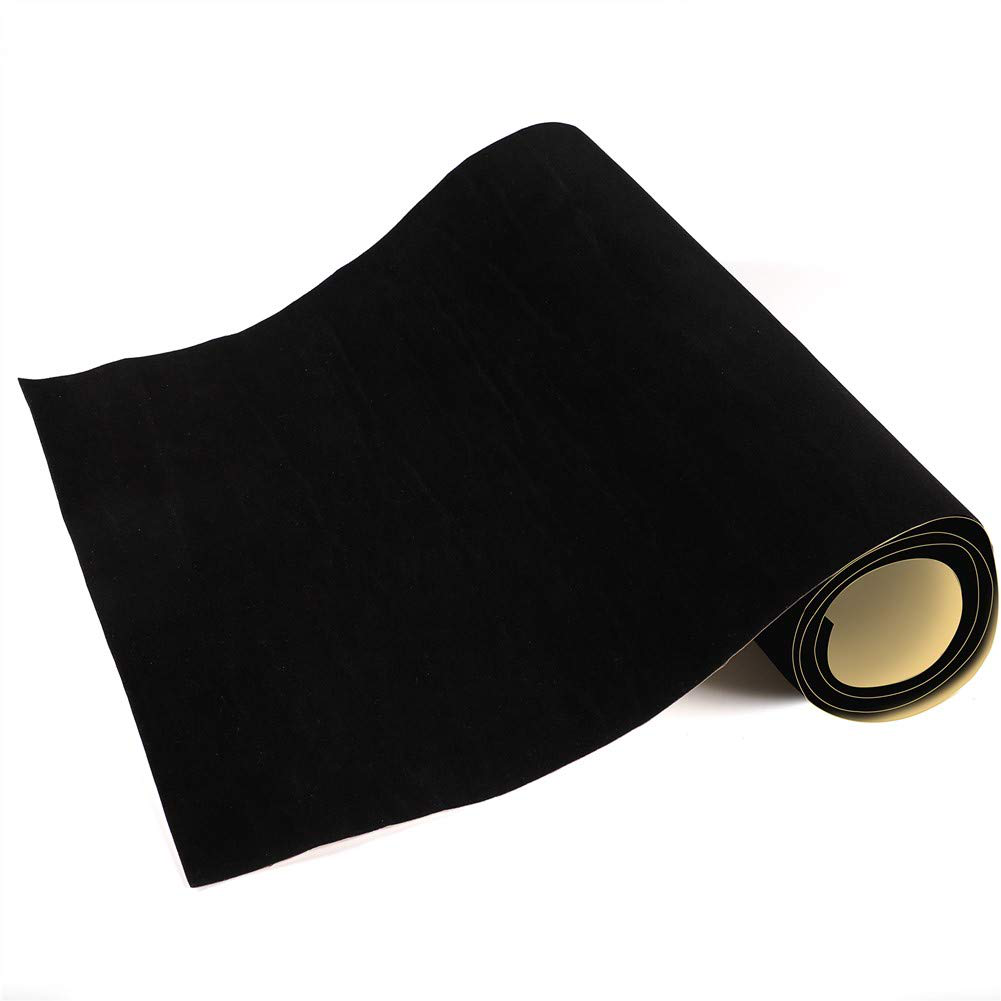 Self Adhesive Velvet Fabric Flocking Liner, Felt Fabric Adhesive Sheets for Art & Crafts, Jewelry Box Liner, Soft Velvet Liner for Drawer