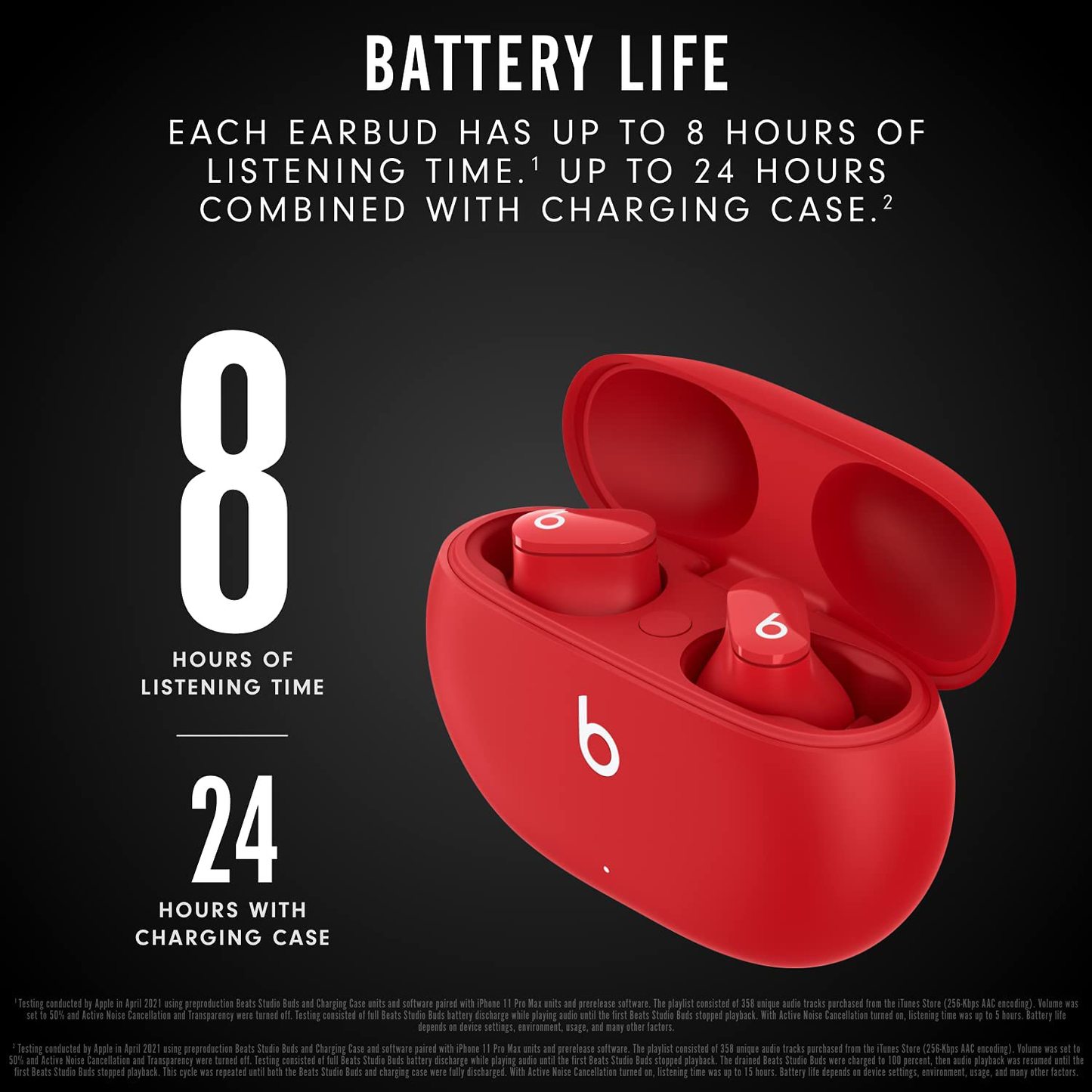 New Beats Studio Buds – True Wireless Noise Cancelling Earbuds Built-in Microphone, IPX4 Rating, Sweat Resistant Earphones, Class 1 Bluetooth Headphones