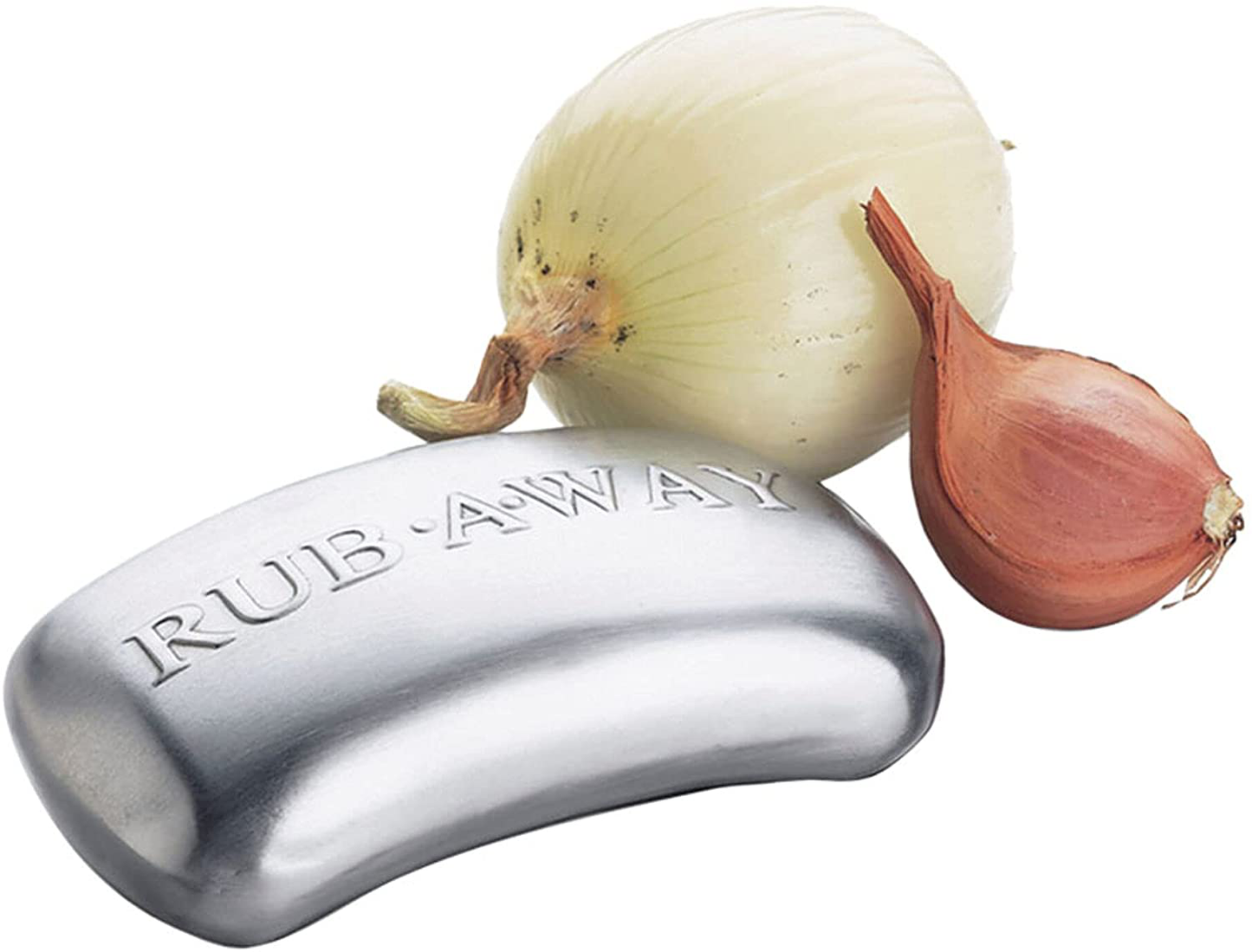 Amco 8402 Rub-A-Way Bar Stainless Steel Odor Absorber, Single, Silver