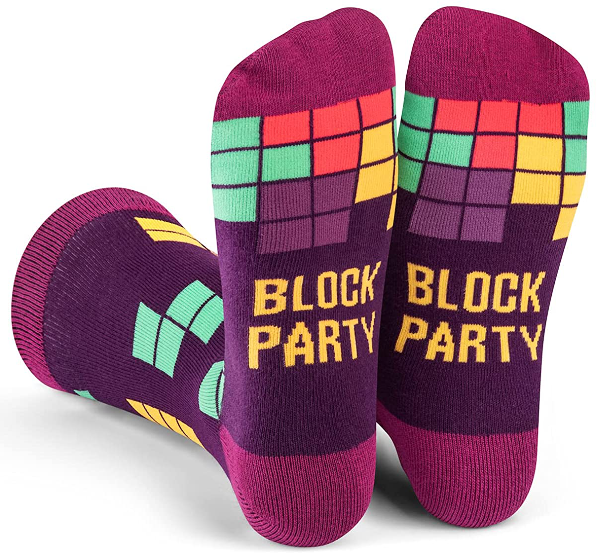 Funny Nerd Socks - Gift for Teachers, Students, Book Lovers, Math, Science Geeks