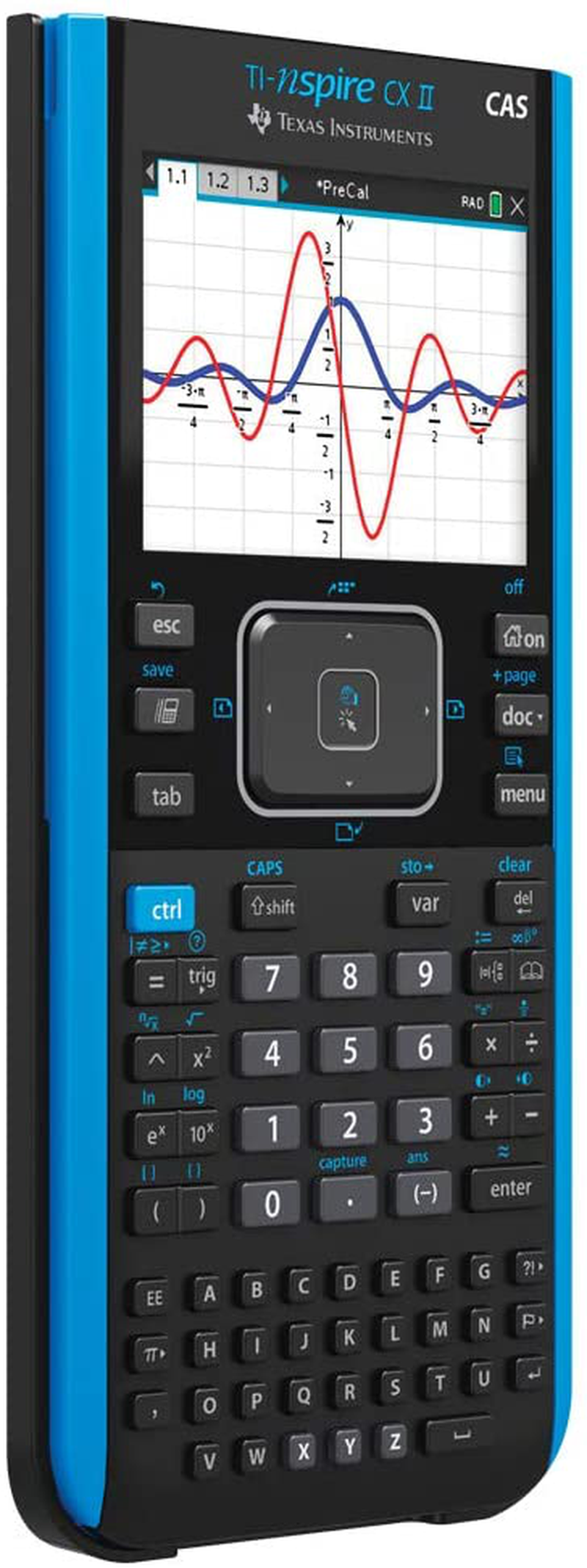 Texas Instruments TI-Nspire CX II CAS Color Graphing Calculator with Student Software (PC/Mac)