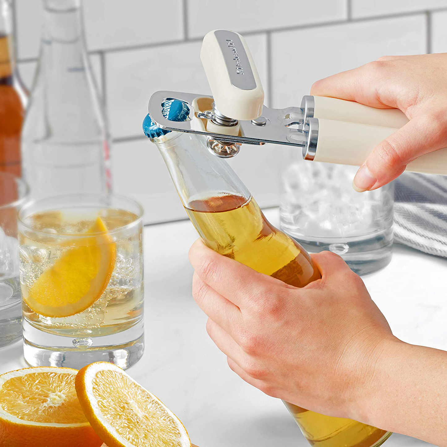 KitchenAid Classic Multifunction Can Opener / Bottle Opener, 8.34-Inch