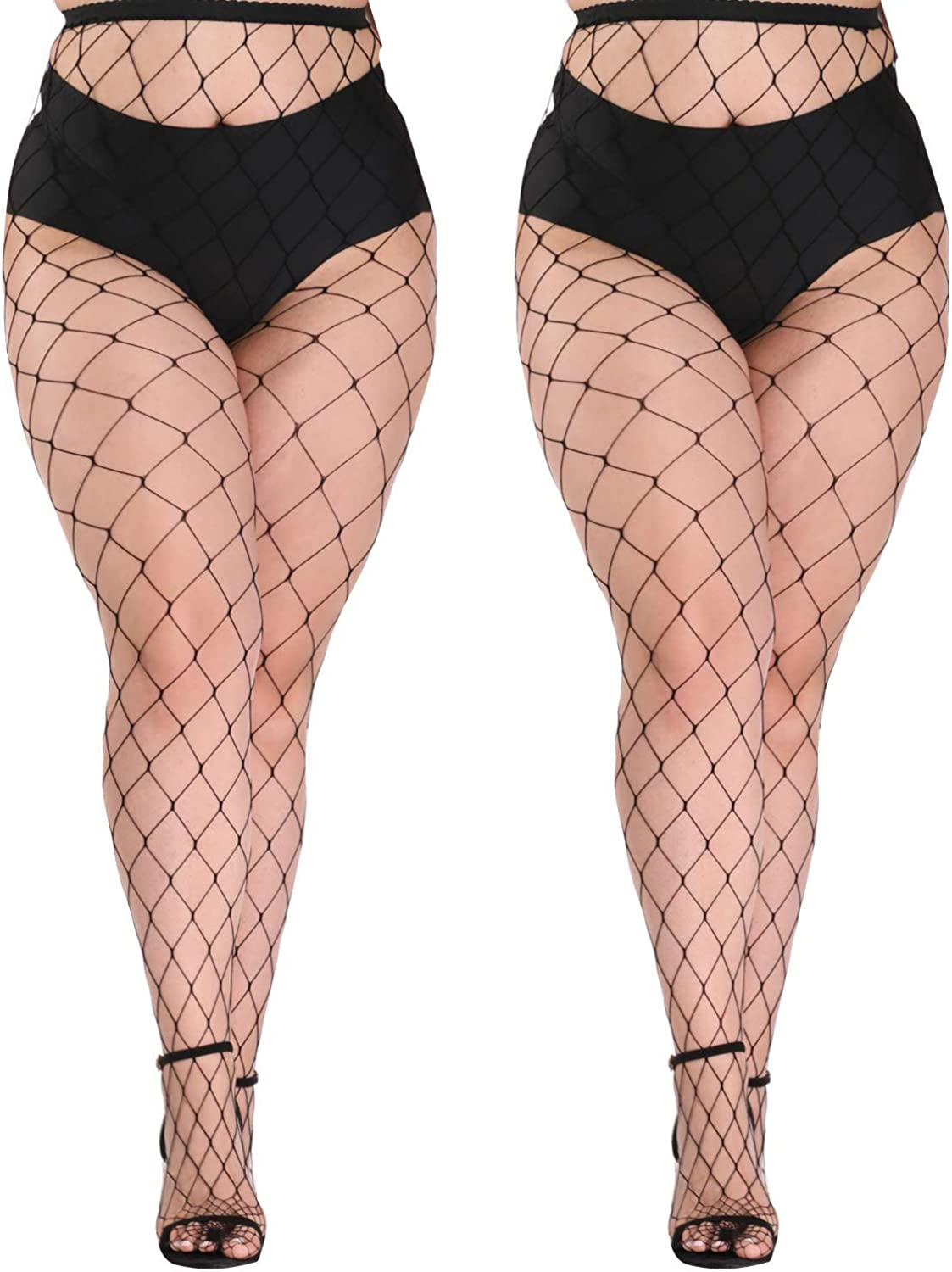 Akiido High Waist Tights Fishnet Stockings Thigh High Stockings Pantyhose