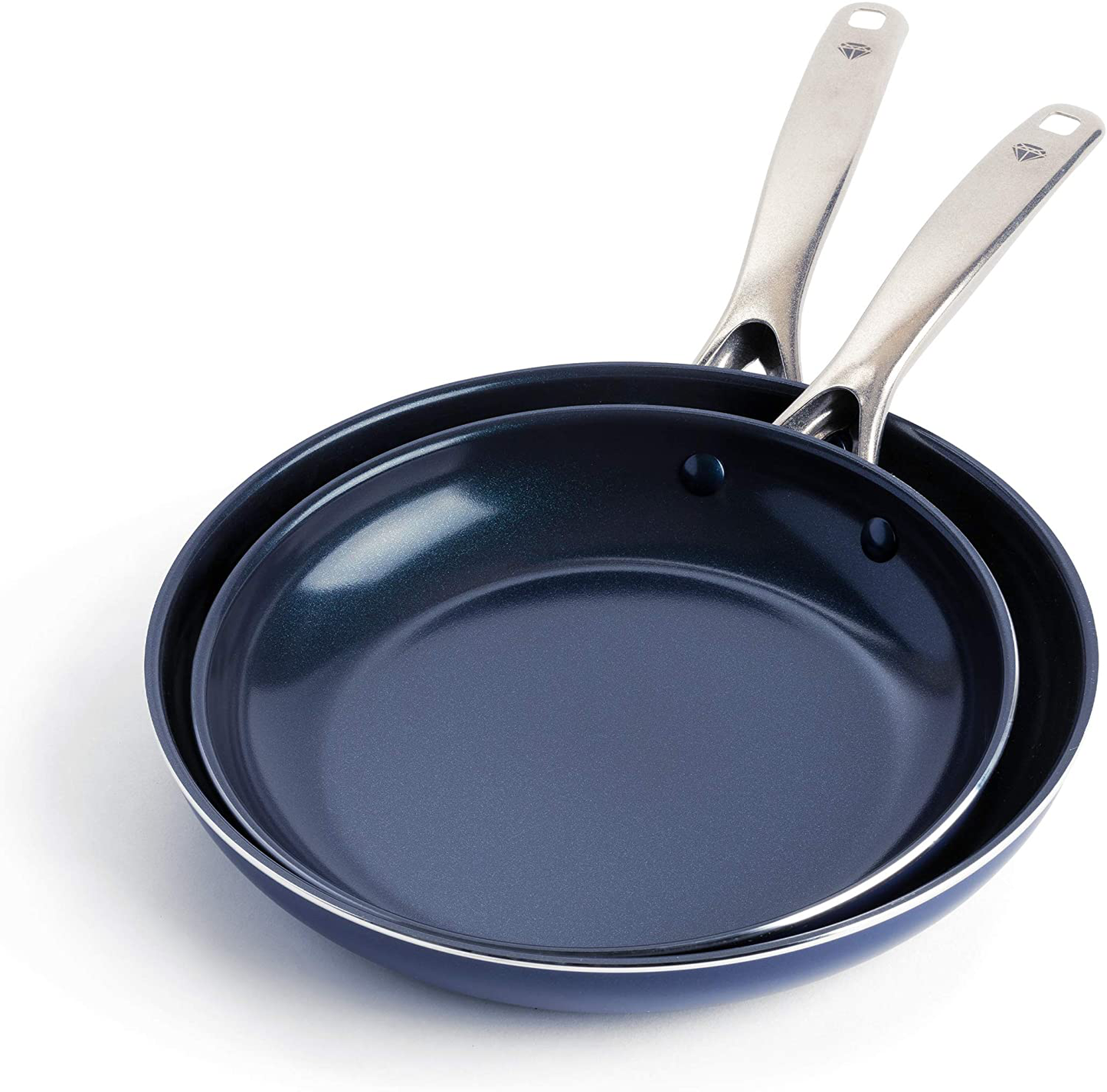 Blue Diamond Cookware Pan 9.5''& 11'', Frying Set, 11"