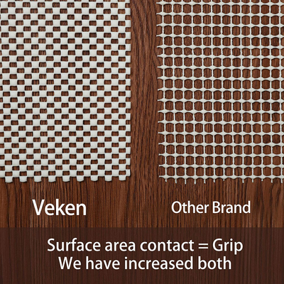 Veken Non-Slip Rug Pad Gripper Extra Thick Pad for Hard Surface Floors, Keep Your Rugs Safe and in Place