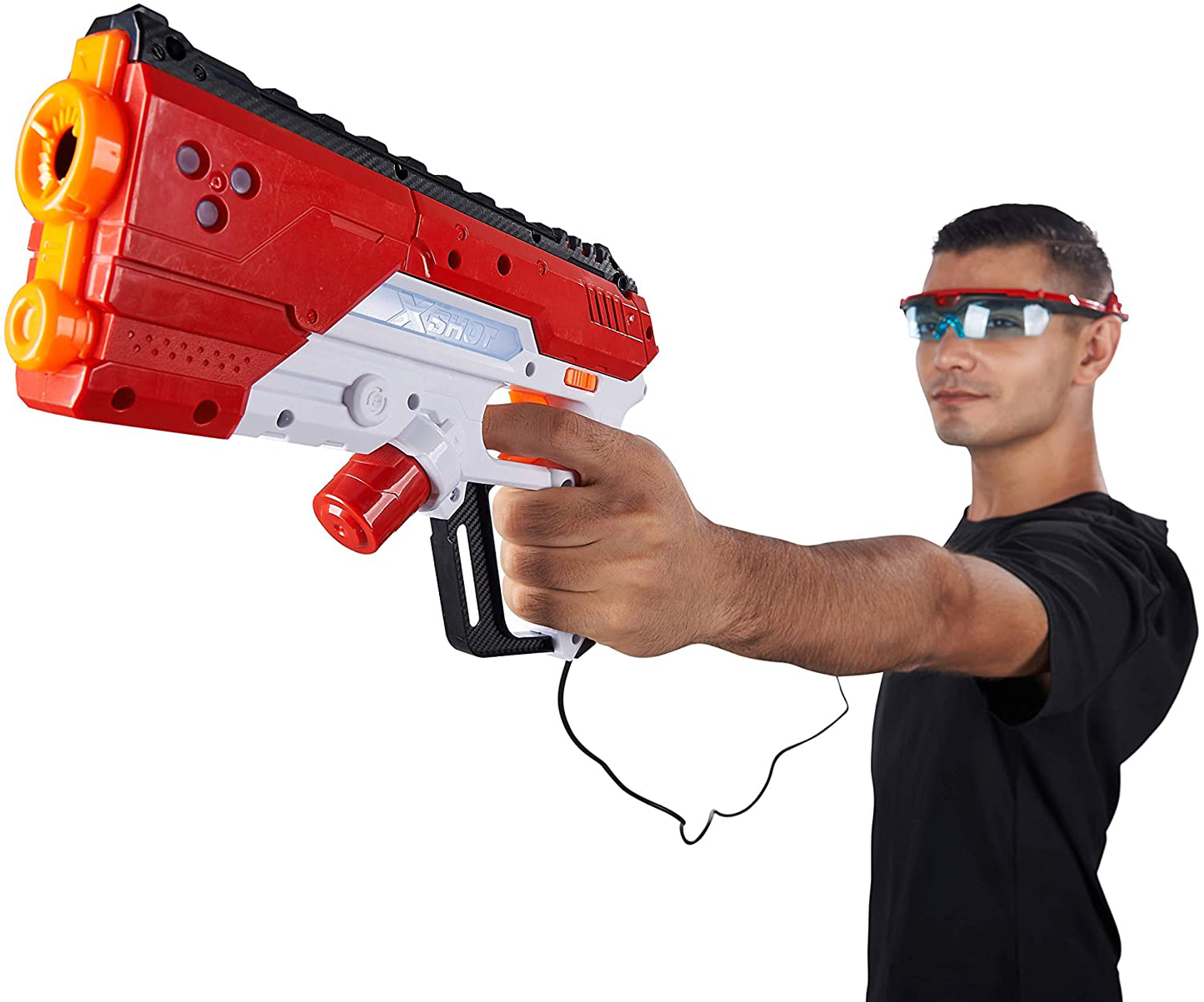 Xshot Laser Tag - 4 Laser Tag Guns & 360° Sensor Goggles - Ultimate Laser Blaster Party Pack for Outdoor or Indoor Fun