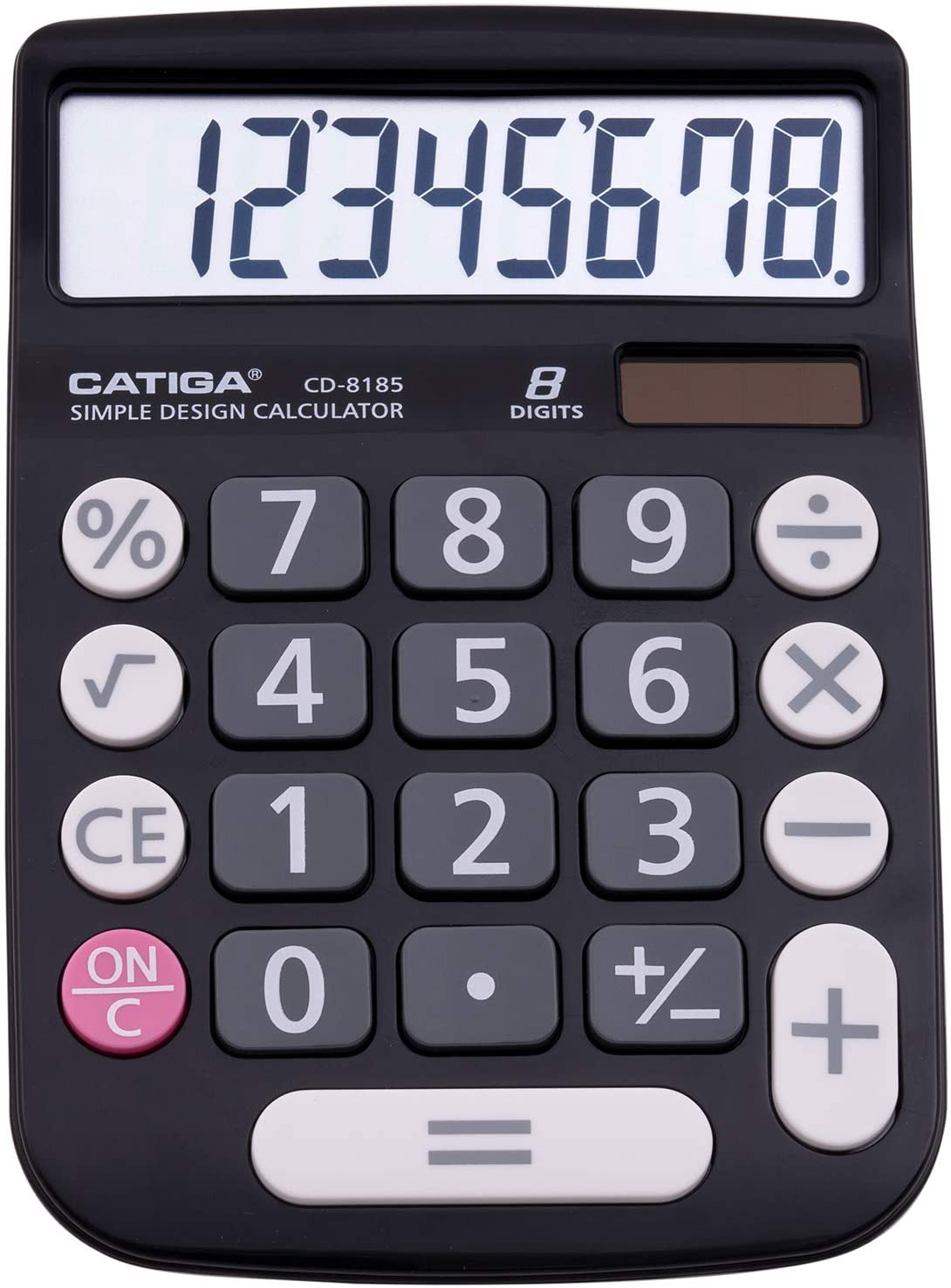 CATIGA CD-8185 Office and Home Style Calculator - 8-Digit LCD Display - Suitable for Desk and On The Move use. (Blue)