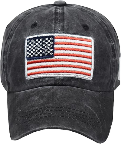 Adjustable Baseball Cap American Flag Hat Headdress Outdoor Sports Cap Peaked Cap Cotton