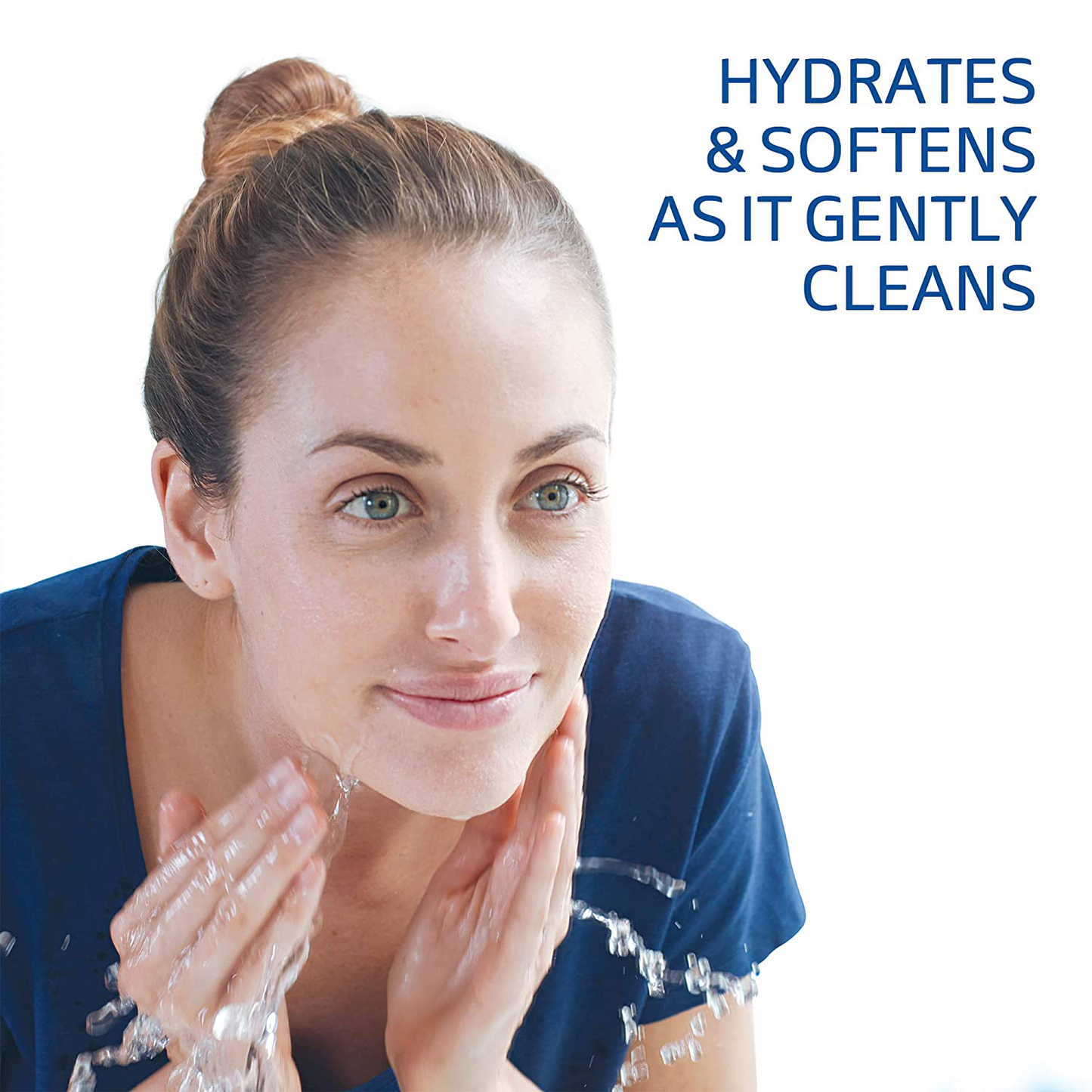 Face Wash by Cetaphil, Hydrating Gentle Skin Cleanser for Dry to Normal Sensitive Skin Fragrance Free, Fragrance Free and Non Foaming