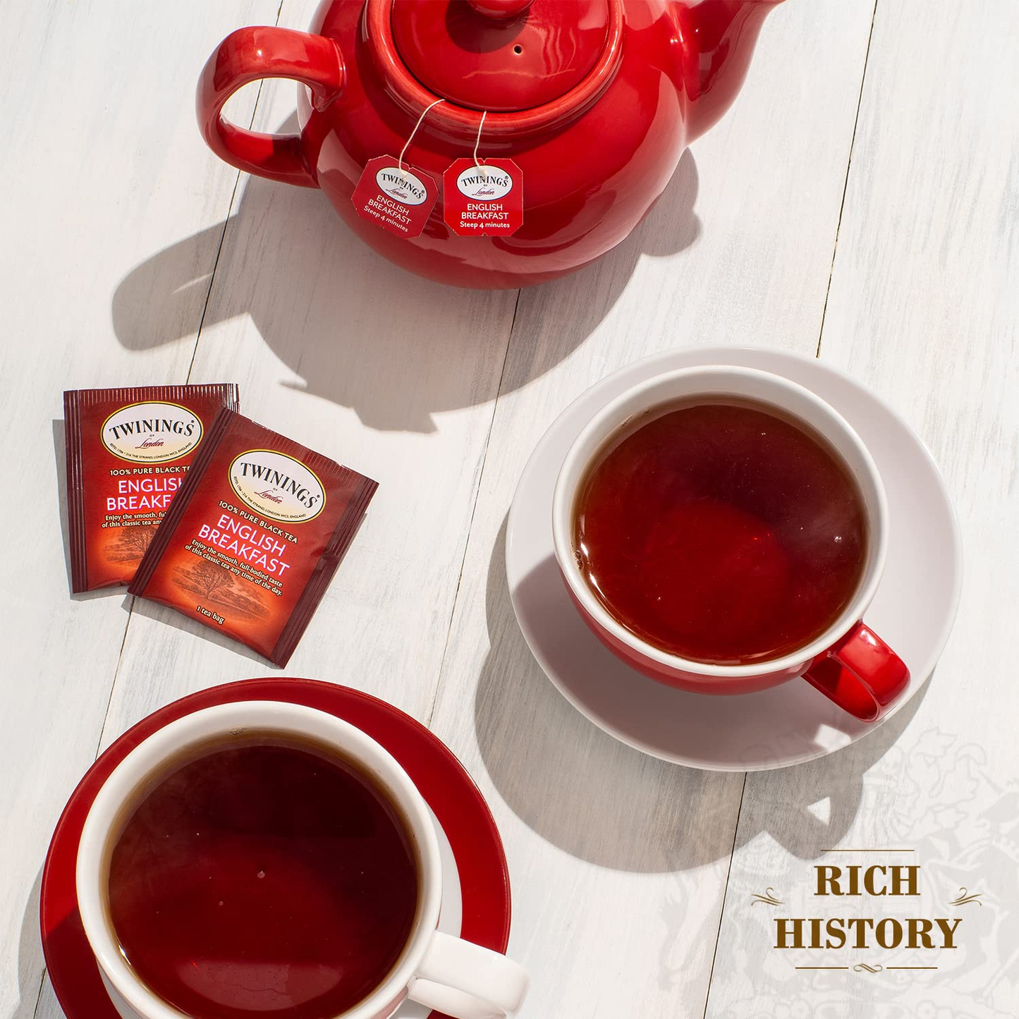 Twinings Tea, Black Tea Sampler Variety Pack with Four Flavors; Earl Grey Tea, English Breakfast Tea, Lady Grey Tea & Irish Breakfast Tea, 20 Tea Bags (Pack of 3)