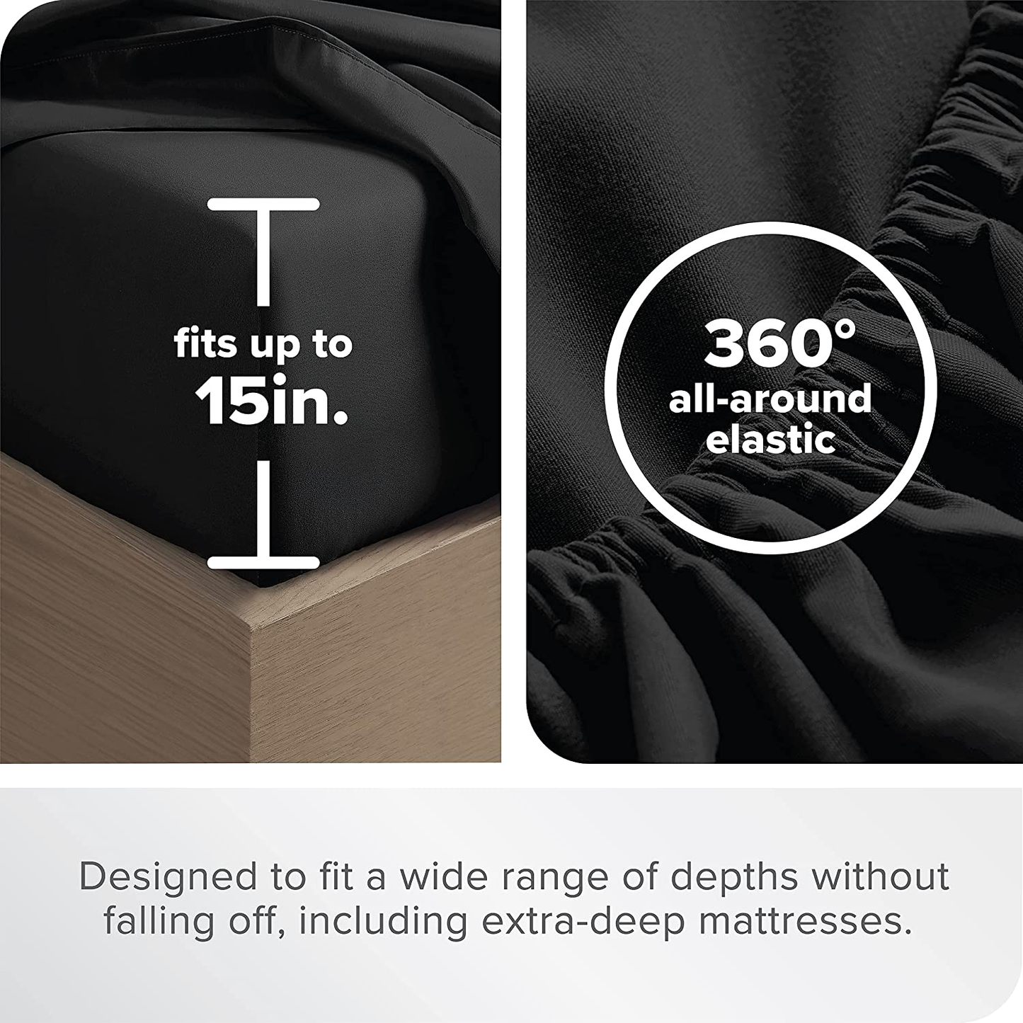 Bare Home Twin Sheet Set - 1800 Ultra-Soft Microfiber Twin Bed Sheets - Double Brushed - Twin Sheets Set - Deep Pocket - Bedding Sheets & Pillowcases (Twin, Dark Blue)