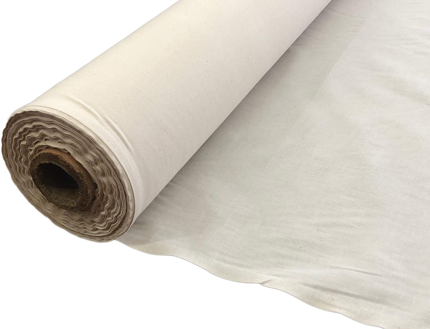 AK Trading 60" Wide Natural Muslin Fabric, 100% Cotton Fabric