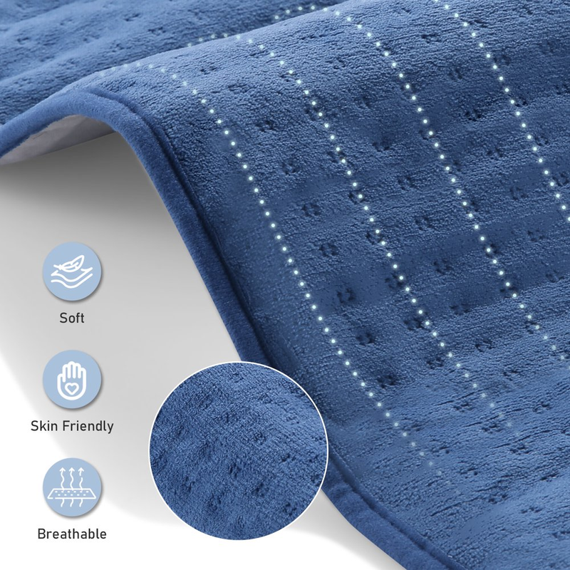 Large Heating Pad 12''X24'' with 4 Heat Settings, Auto Shut-Off
