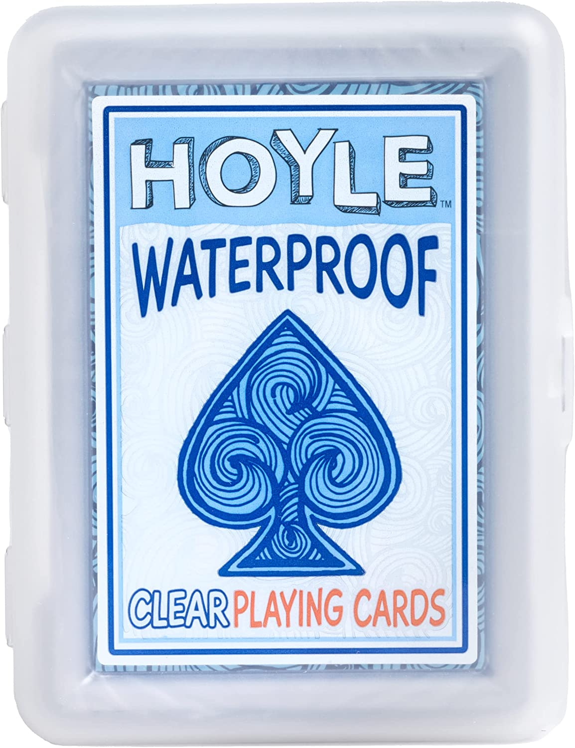 Hoyle Waterproof Clear Playing Cards - 1-Pack
