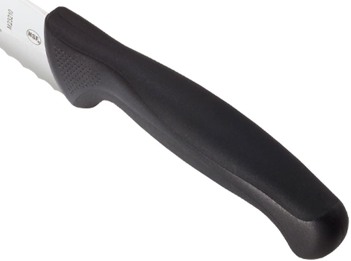 Mercer Culinary M23210GR Bread Knife, 10-Inch Wavy Edge Wide, Green