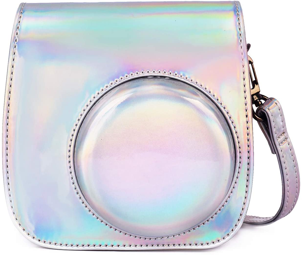 Phetium Instant Camera Case Compatible with Instax Mini 11,PU Leather Bag with Pocket and Adjustable Shoulder Strap