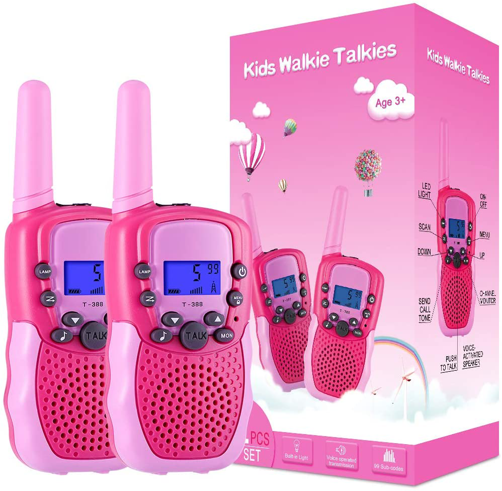 Selieve Toys for 3-12 Year Old Boys Girls, Walkie Talkies for Kids 22 Channels 2 Way Radio Toy with Backlit LCD Flashlight, 3 Miles Range for Outside, Camping, Hiking