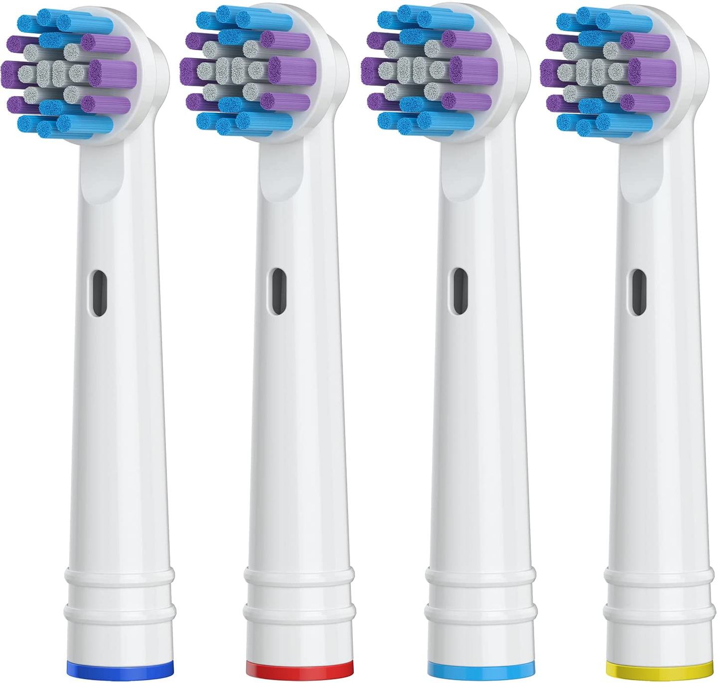 Replacement Toothbrush Heads for Oral-B, 4 Pack Replacement Heads Compatible with Oral B Braun Electric Toothbrush