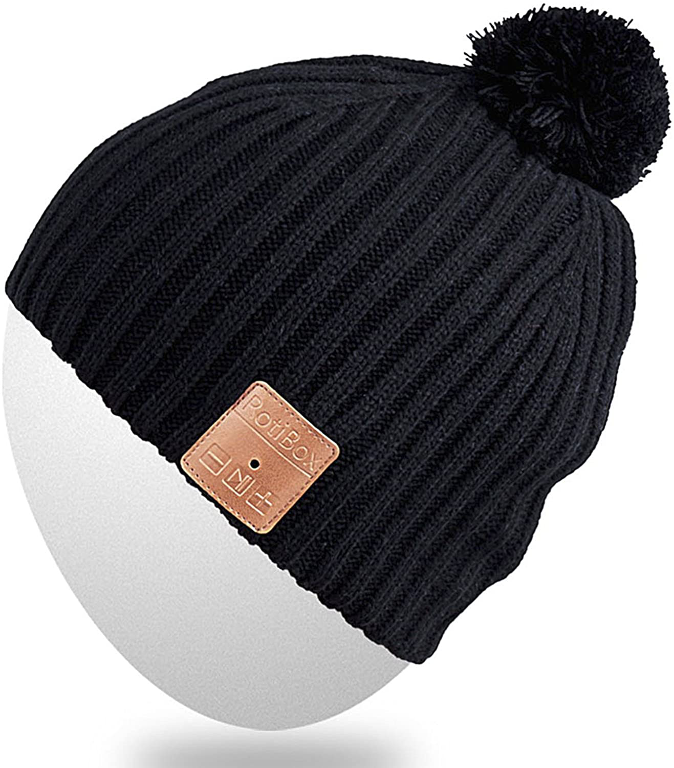 Rotibox Bluetooth Beanie Hat Wireless Headphone for Outdoor Sports Xmas Gifts