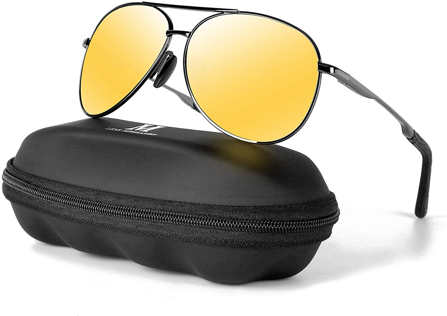 Aviator Sunglasses for Men Polarized Women-Mxnx UV Protection Lightweight Driving Fishing Sports Mens Sunglasses MX208